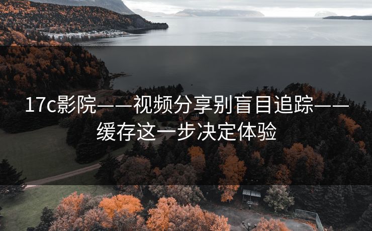17c影院——视频分享别盲目追踪——缓存这一步决定体验